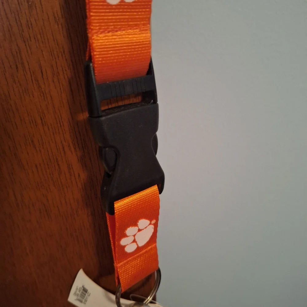 Clemson NWT Orange Lanyard